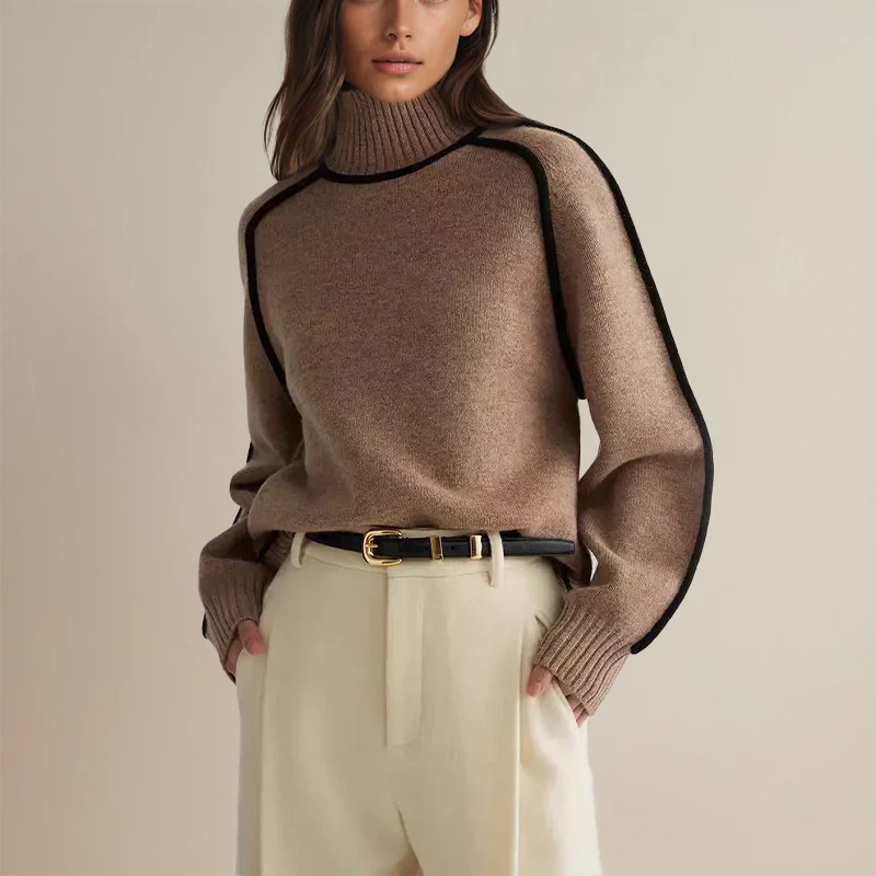 Violet - Elegant Turtleneck Sweater