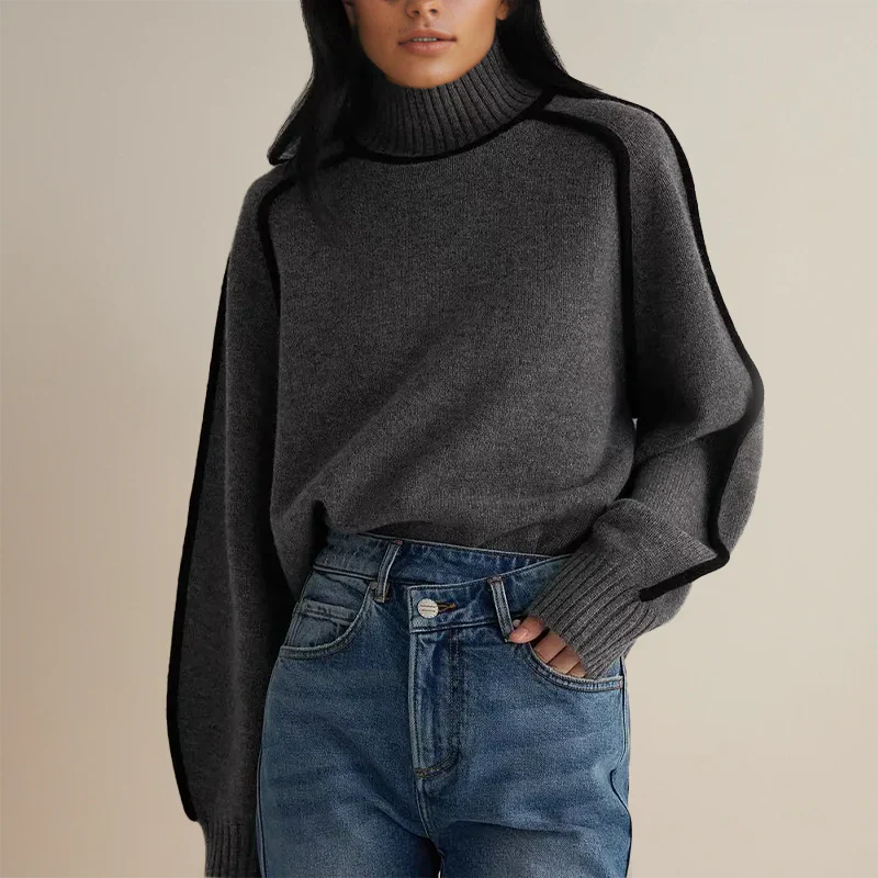 Violet - Elegant Turtleneck Sweater