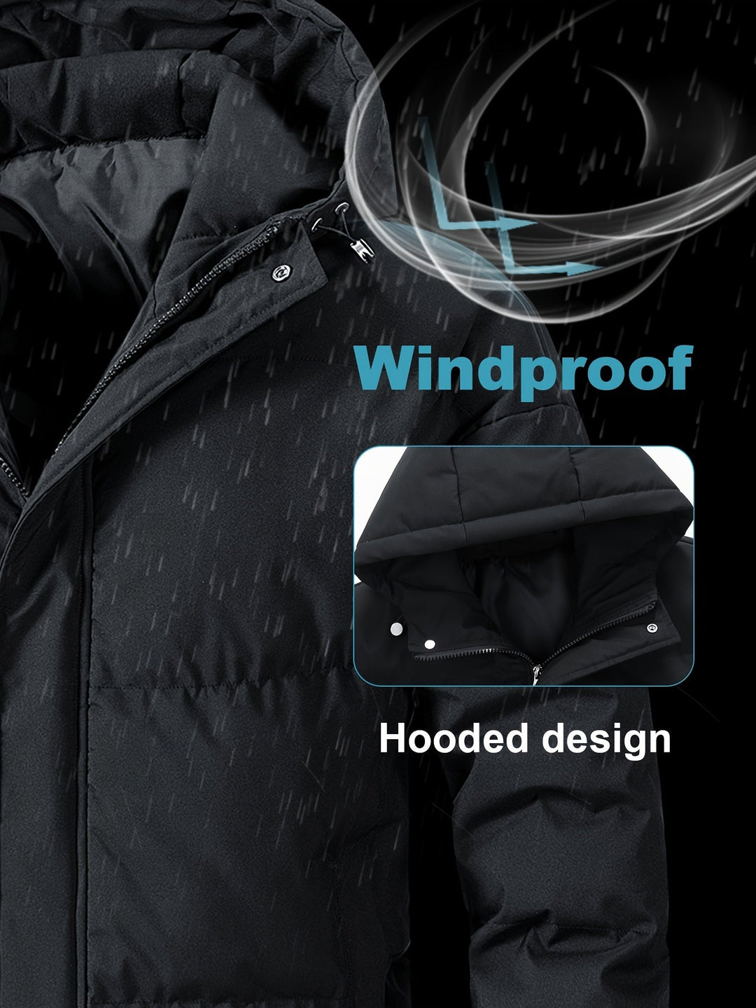 James | Weatherproof Hooded Jacket