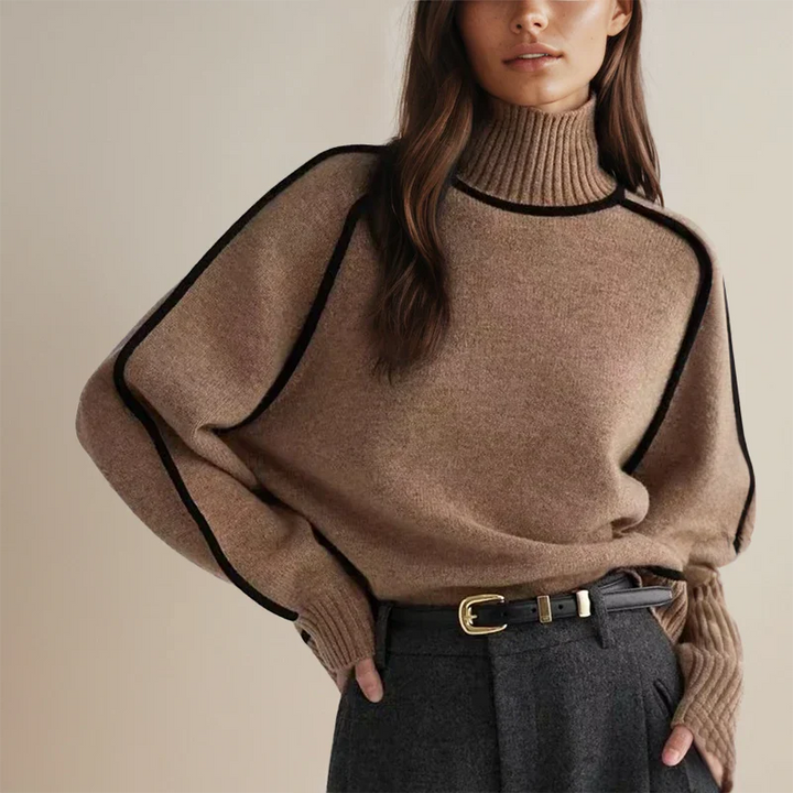 Violet - Elegant Turtleneck Sweater