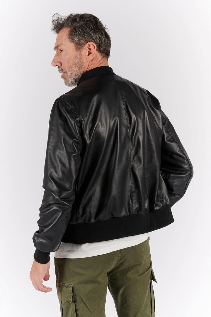 Riccardo - Leather Bomber Jacket