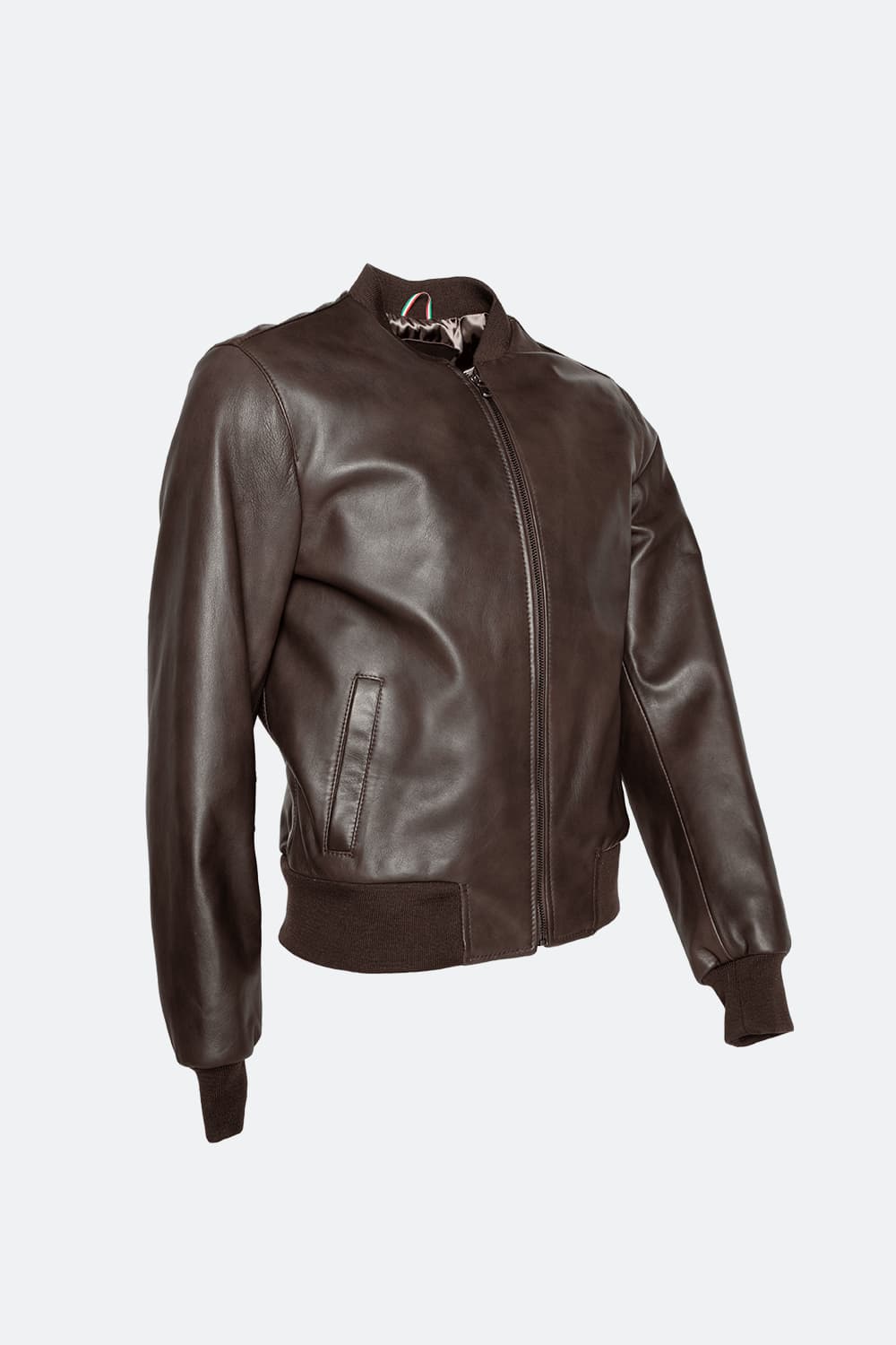 Riccardo - Leather Bomber Jacket