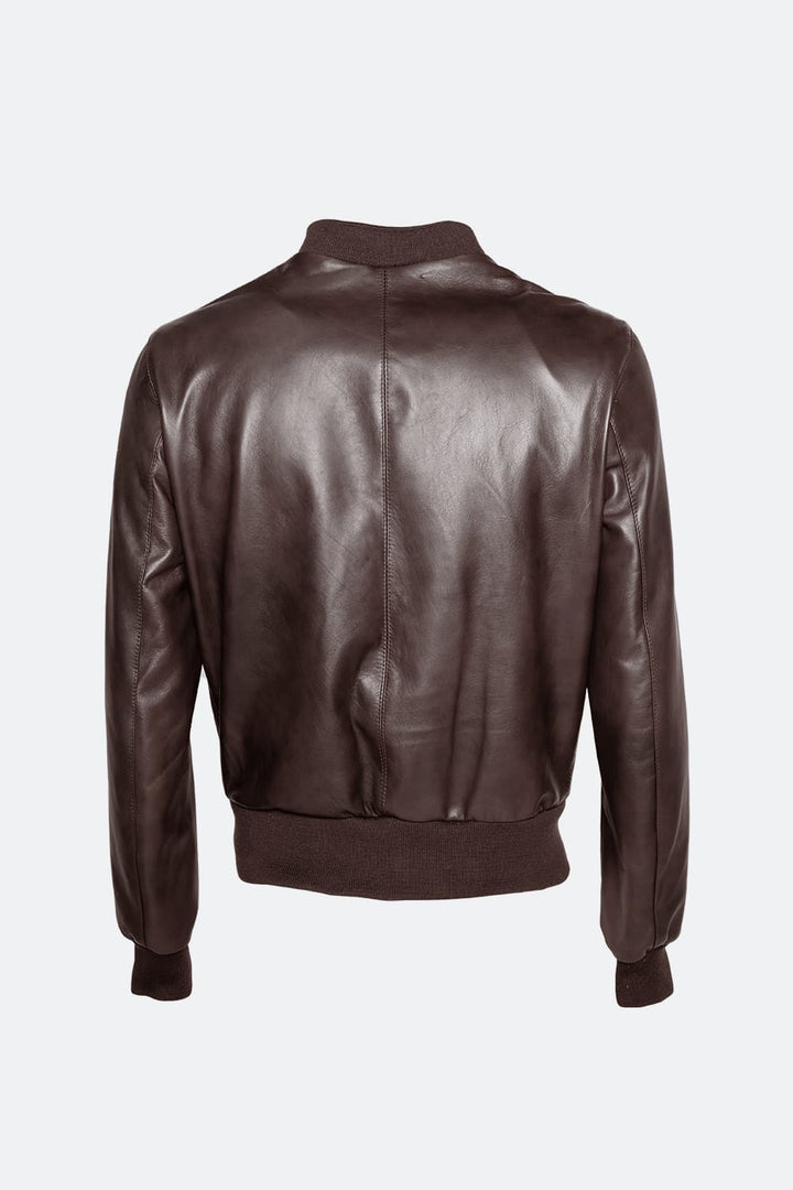 Riccardo - Leather Bomber Jacket